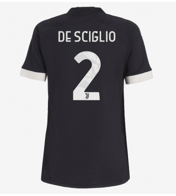 Juventus Mattia De Sciglio #2 Replika Tredjetrøje Dame 2023-24 Kortærmet
